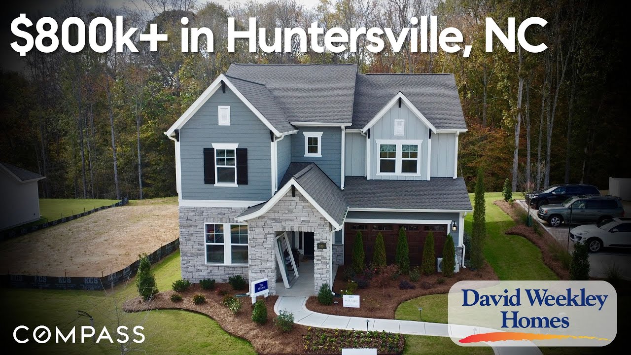 North Creek Village Model Home Tour | David Weekley McCroy Floorplan | Huntersville NC New Homes