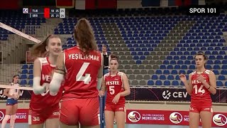 Türkiye - Sırbistan Beren Yeşilırmak Milli Oldu Genç Kızlar Voleybol Güzel Anlar