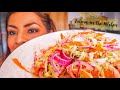 How to Make Curtido and Salsa for PUPUSAS | Pickled Cabbage