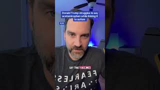 Celebrity Donald Trump Struggles to say Acetaminophen while linking it to autism Profile