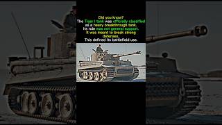 Tiger I Tank: The True Purpose Behind Its Heavy Breakthrough Design #tigertank #tankhistory #ww2