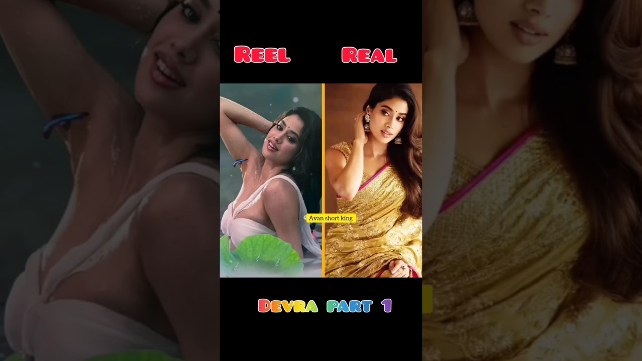 !! Devara movie part 1 all characters reel vs real look !! 