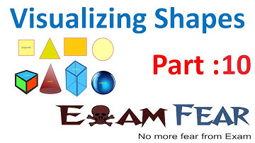 Maths Visualizing Shapes part 10 (Pyramids) CBSE Class 8 Mathematics VIII