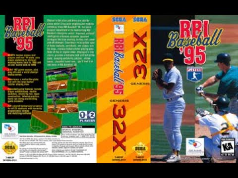 RBI Baseball '95 (Sega 32X) - Boston Red Sox '86 at New York Mets '86