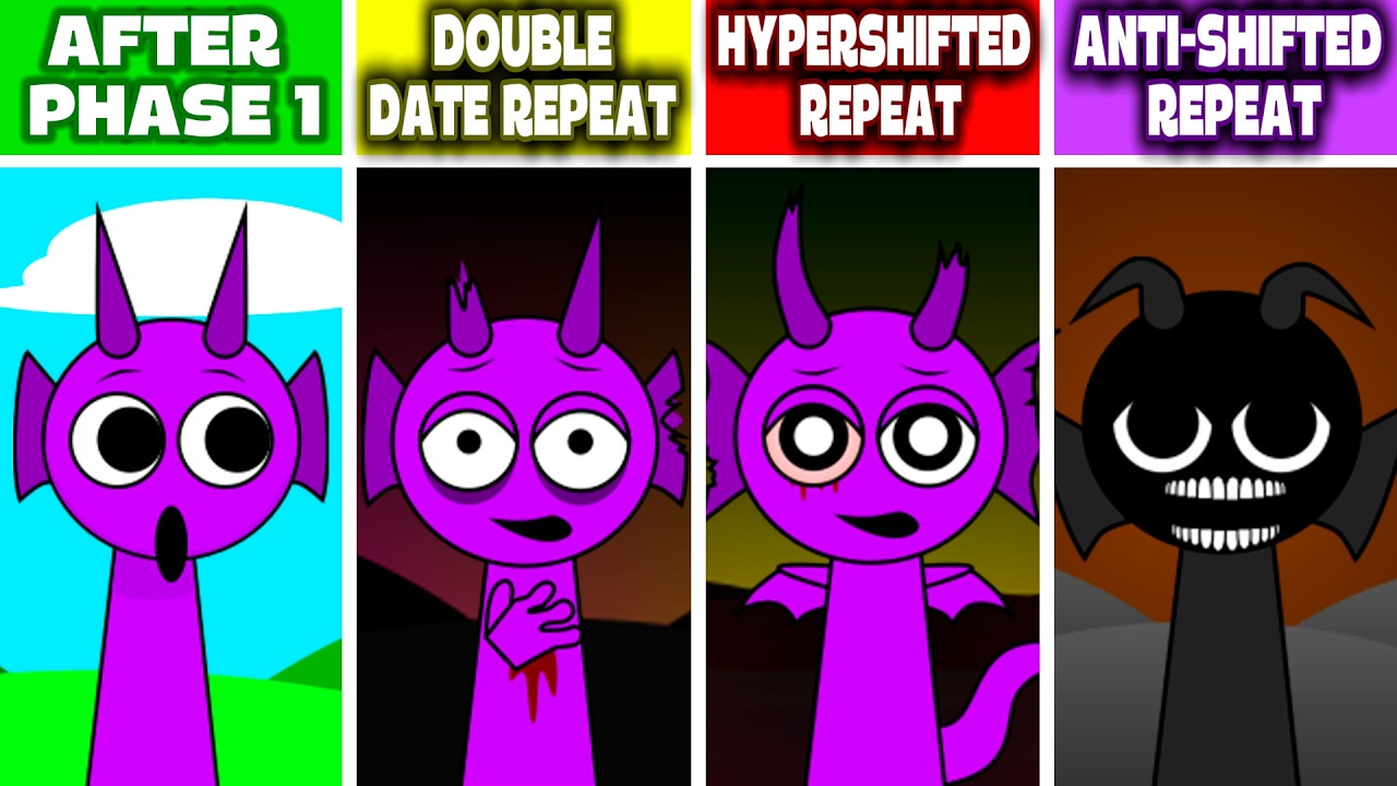 Sprunki HYPER SHIFTED, DOUBLE DATE, ANTI-SHIFTED But Everyone Is REPEAT After PHASE 1