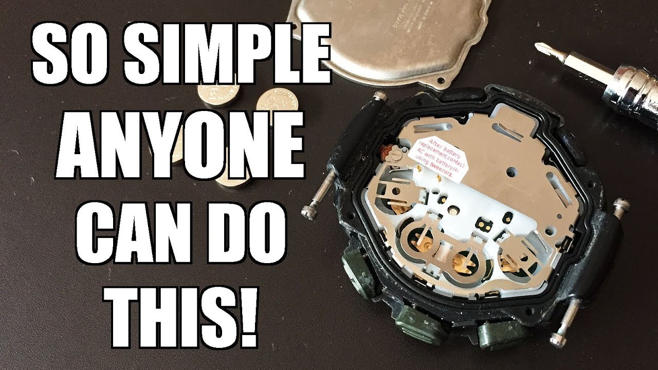 Latterlig bacon Norm How to Replace the Battery of a Casio Pro-Trek or G-Shock Watch (feat.  PRG-40) - Perth WAtch #228 - YouTube