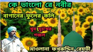কে ভাংলো রে নবীর বাগানের ফুলের কলি Maulana Fakhruddin Ravi মাওলানা ফখরুদ্দিন রেযভী