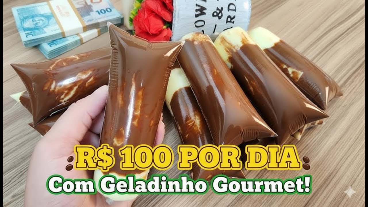 💰 R$ 100 por Dia: Como Começar a Vender Geladinhos Gourmet