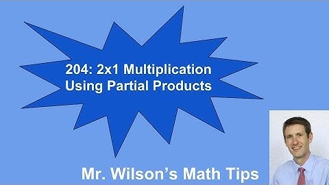 204: 2x1 Partial Products