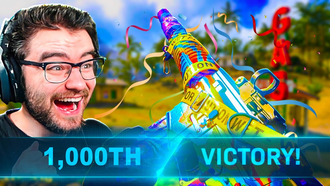 I GOT MY 1,000th WIN IN WARZONE and it was emotional