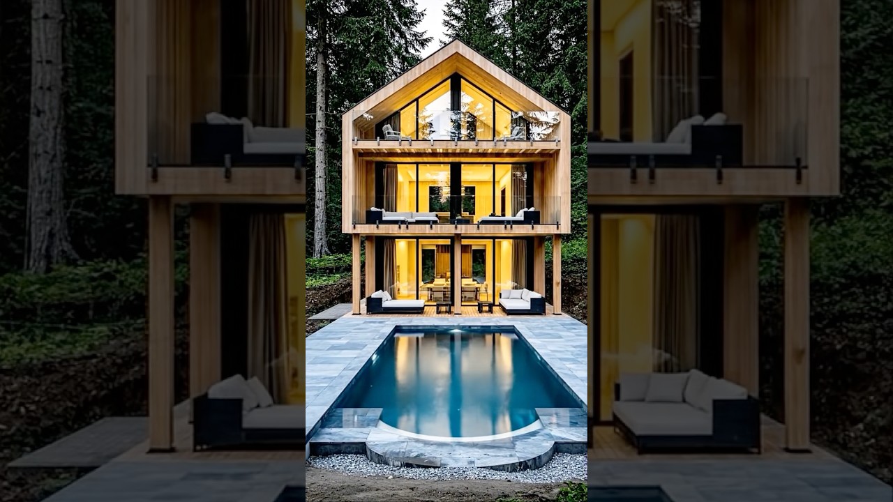 From Deep Forest to Luxury Home with Pool | Unreal Timelapse Build