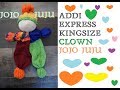 (ADDI EXPRESS KINGSIZE) CLOWN MADE WITH SCRAP YARN (BEGINNER SAFE PROJECT) (2019)