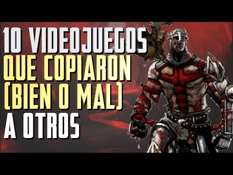 10 VIDEOJUEGOS que COPIARON (unos bien y otro no) a GRANDES juegos de ÉXITO