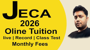 WB JECA 2026 ONLINE CLASS | LIVE CLASS | MOCK TEST | CALL 9875642353