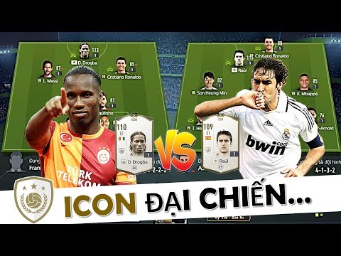 I Love Xây Dựng Đội Hình " DROGBA ICON & Đồng Bọn " Khai Mạc Giải Đấu ICON ĐẠI CHIẾN Vs Đối Thủ RAUL