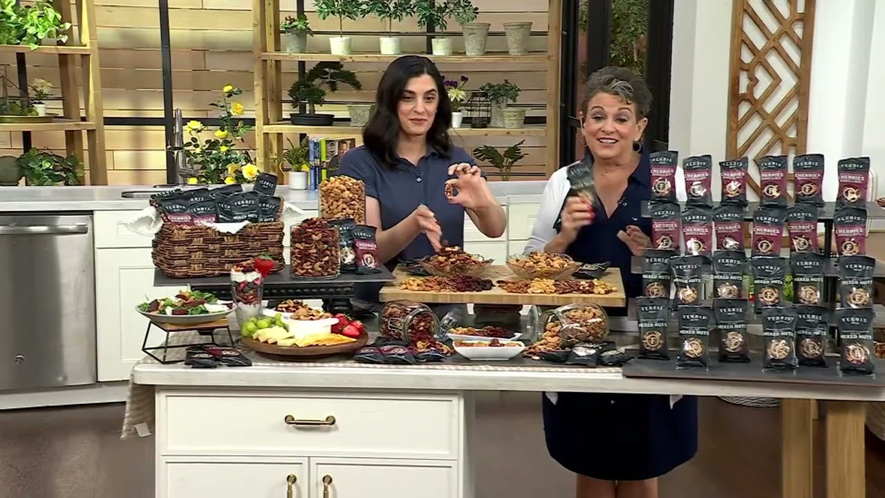 Ferris Nut Co. (12) 1.75 oz Grab &amp; Go Bags Fruit &amp; Nut Mixes on QVC