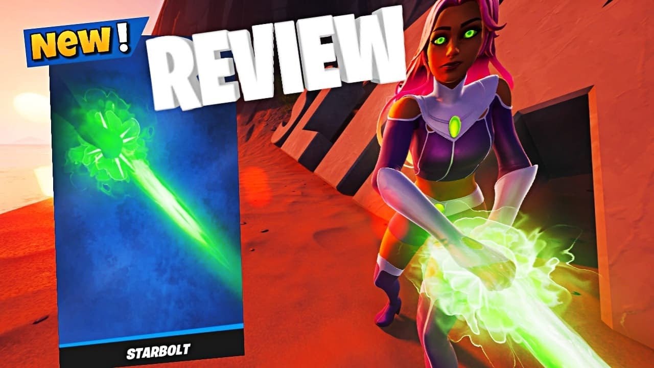 New* STAR BOLT Fortnite Pickaxe!STAR BOLT PICKAXE COST 800 Vbucks Ayo Chaot...