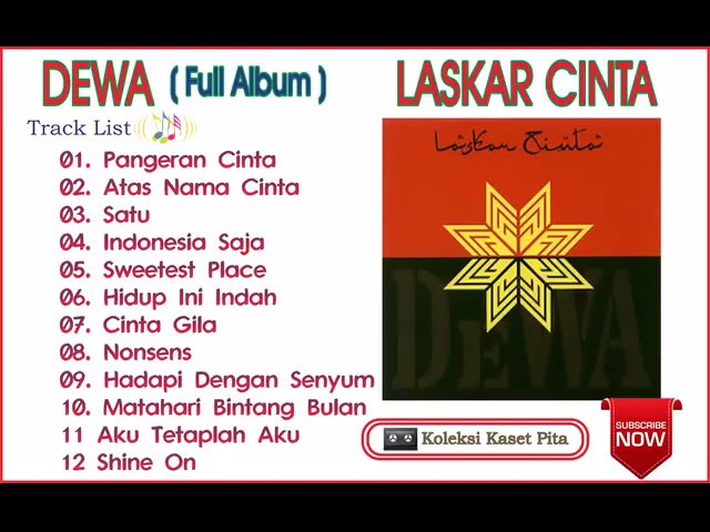 DEWA19 FULL ALBUM LASKAR CINTA (tanpa iklan) #Dewa19 #Laskarcinta class=