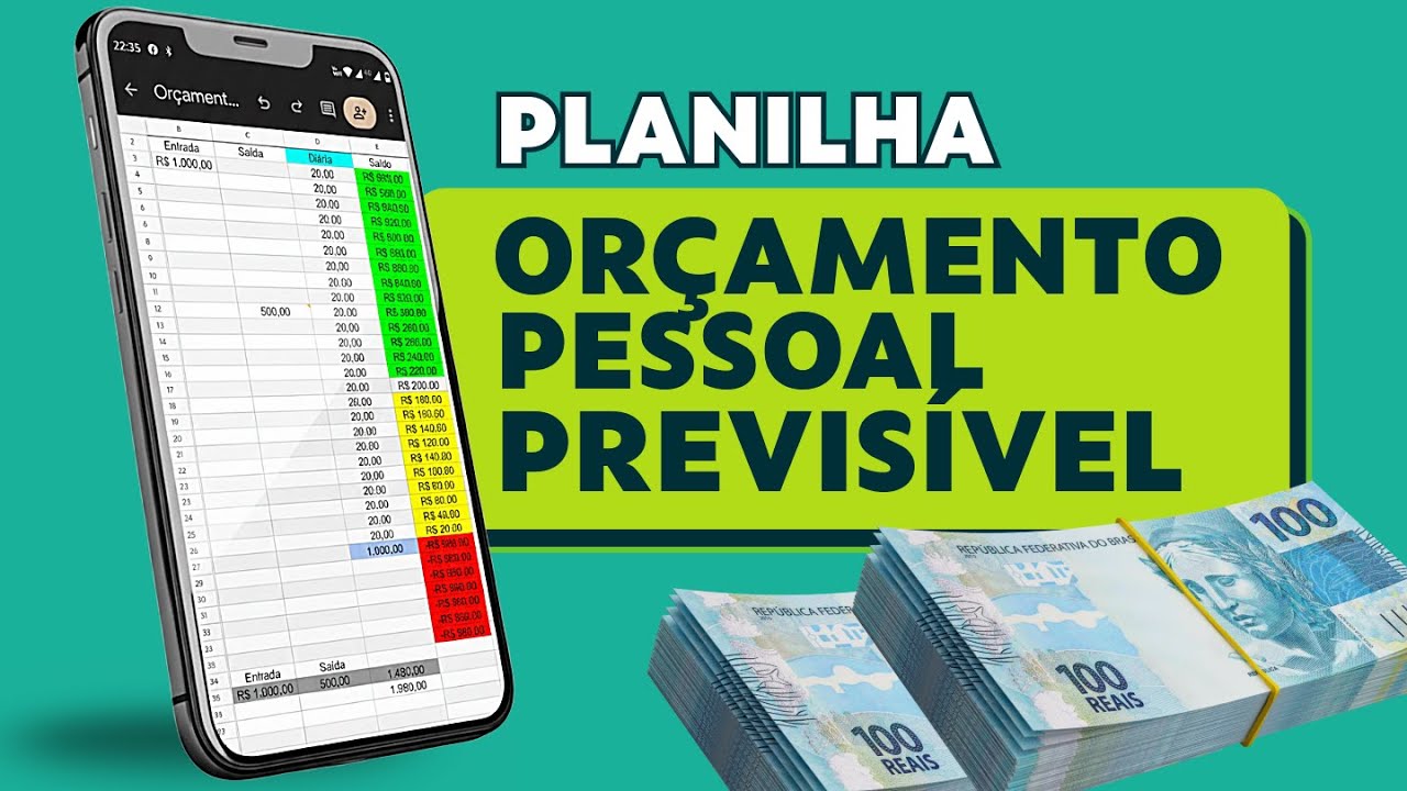 Planilha Orçamento Pessoal Previsível