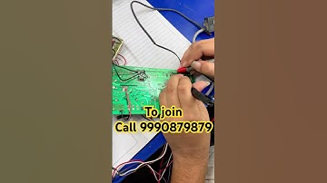 PCB repairing training institute course PCB testing karte hue student practical class join now