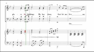 Video thumbnail of "MY TRIBUTE, SATB - PIANO ACCOMPANIMENT"