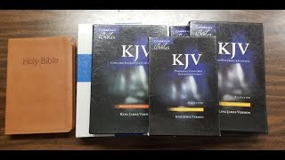 Cambridge Concord KJV Reference Bible - 6 Editions Compared