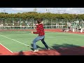 【ソフトテニス乱打】全国レベルのオタク(あゆタロウ)とゆる〜い乱打なり(^ω^)