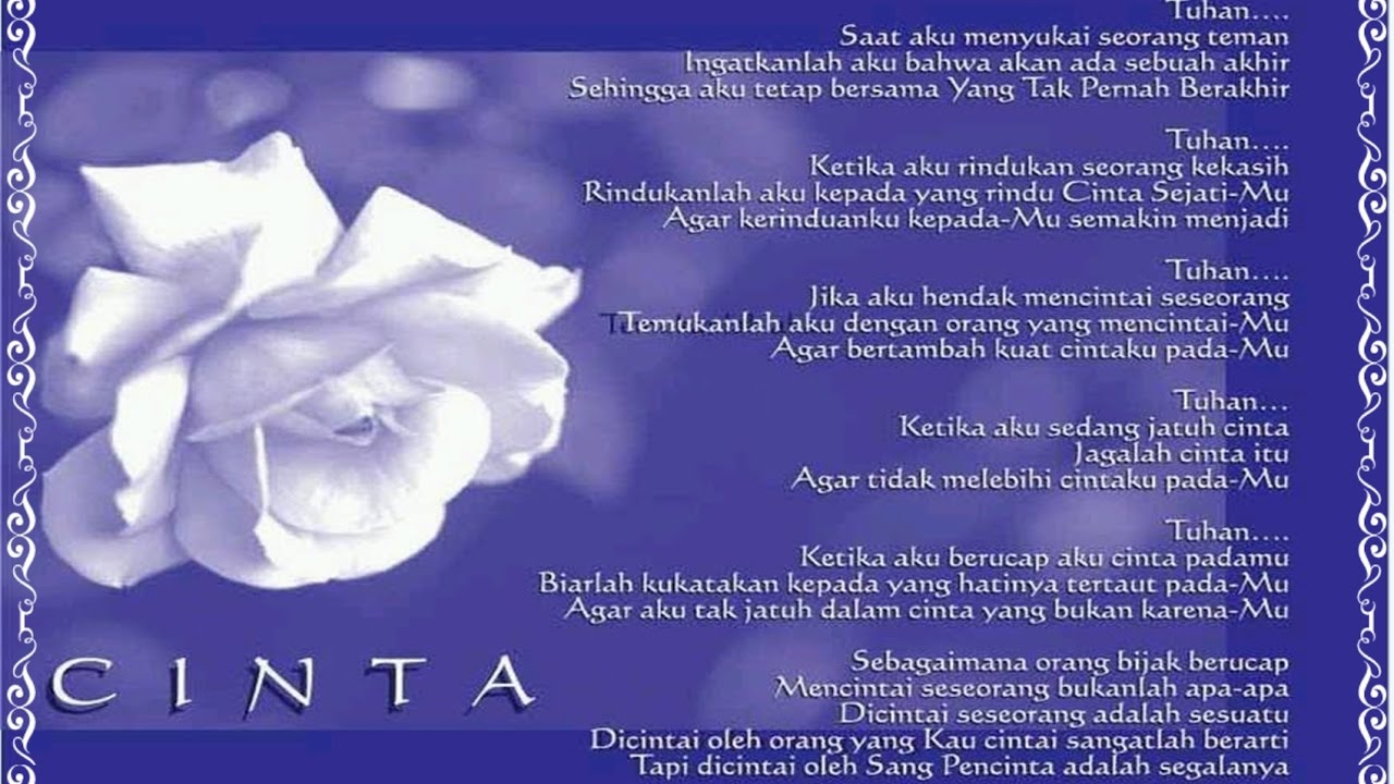 MUTIARA HIKMAH Puisi Cinta Romantis 02 YouTube