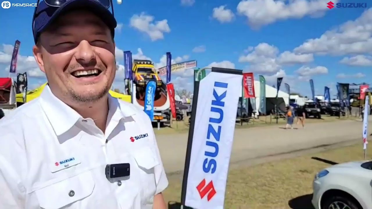Niel Manley van Suzuki SA gesels met ons oor hulle uitstalling by Nampo 2022.