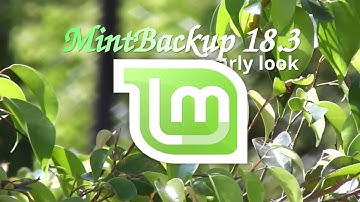 MintBackup 18.3 Early Look and Installation Guide