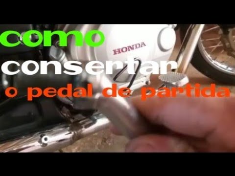 Dica para consertar pedal de partida.