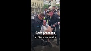 Gaza protests at Berlin university