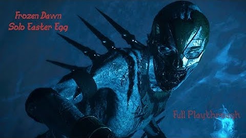 FROZEN DAWN SOLO EASTER EGG FULL PLAYTHROUGH (Call of Duty WWII ZOMBIES)