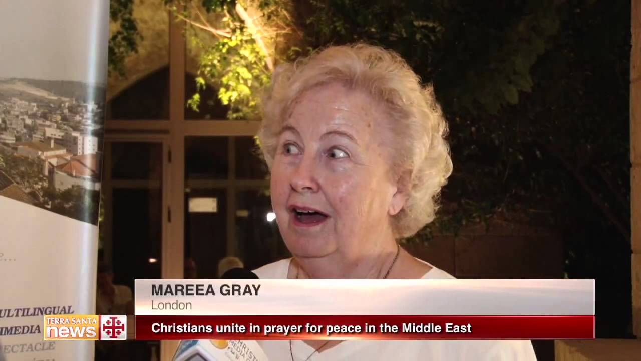 Christians unite in prayer for peace in the Middle East