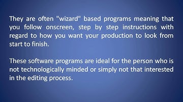 The Four Types of Video Editing Software
