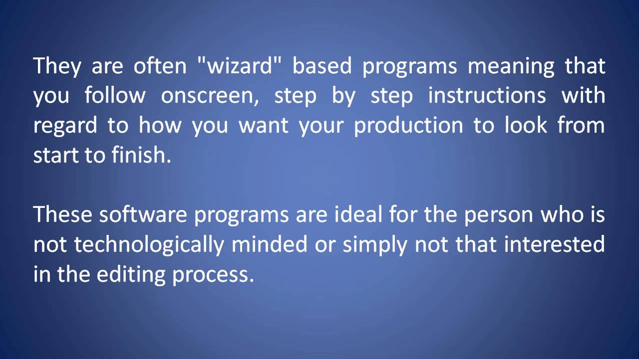The Four Types of Video Editing Software