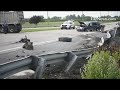 A witness said the driver of the car was driving on the wrong side of the road at a high rate of spe
