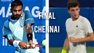 Sumit Nagal VS Luca Nardi | ATP Challenger Chennai Open 2024 | Final