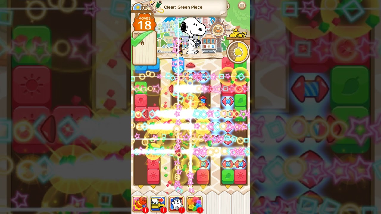 Snoopy Puzzle Journey level 24