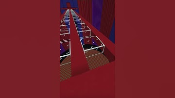 "Glass Stepping Stones" in Minecraft #shorts #squidgame #minecraft