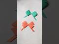 Easy Bow Tutorial🎀✂️।  #diy #song #youtubeshort #easytutorial #forbeginners #bow #craft