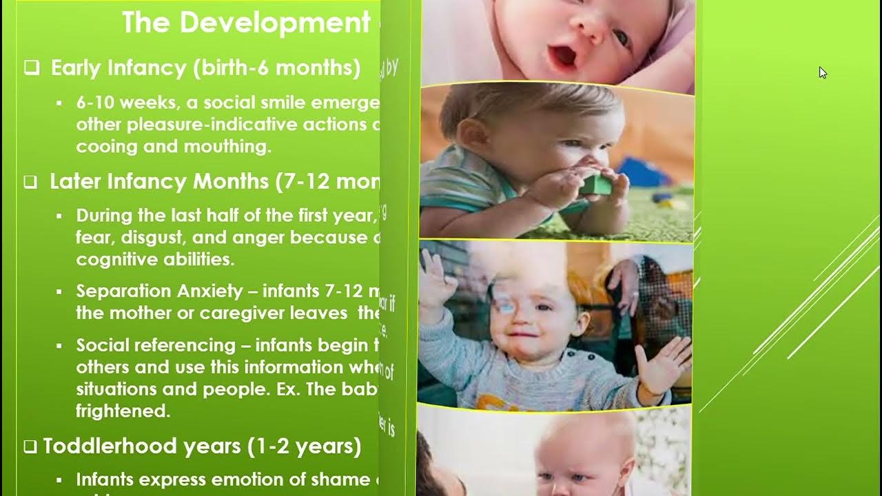 Socio emotional development of infants and toddlers attachment