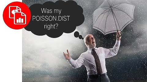 Calculate a Poisson Distribution Probability in Excel