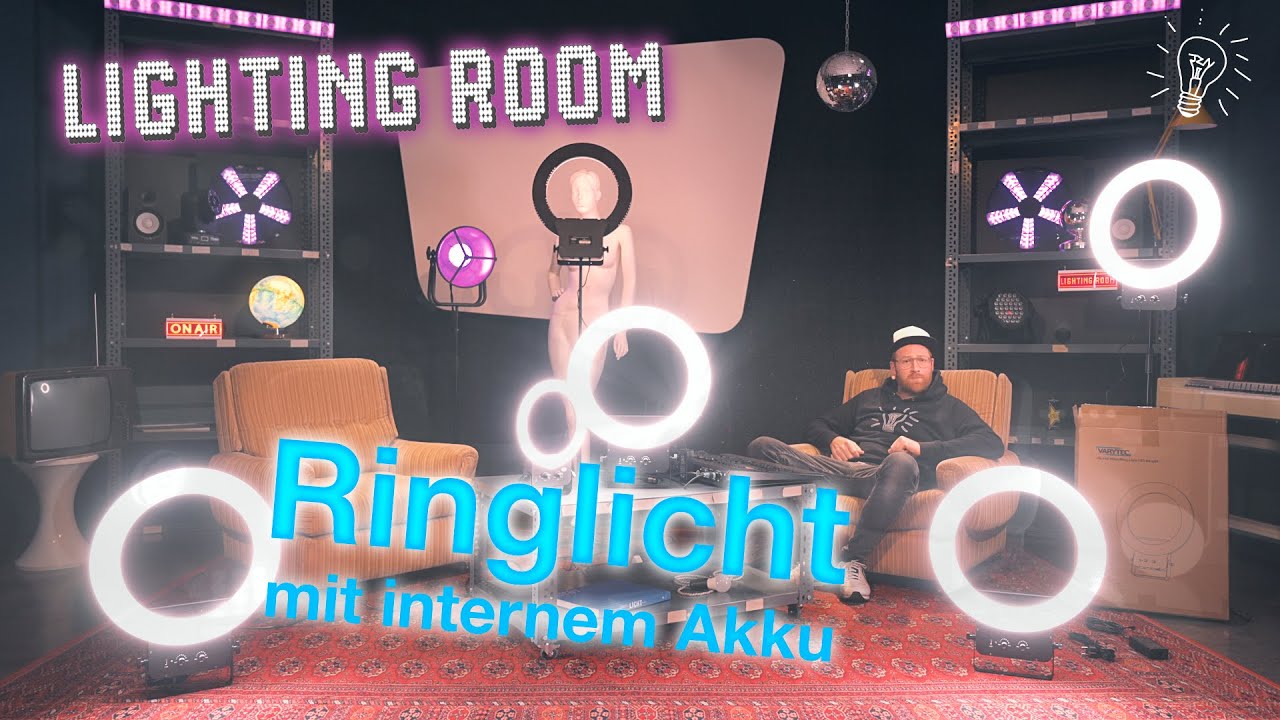 Varytec VR-440 Video Ring Light LED Bi - großes Video-Ringlicht