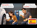 🇪🇸 15 Daily Spanish Gas Station Conversations for Beginners | Learn Spanish (A1-A2)