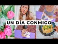 VLOG 🌸 UN DÍA CONMIGO | Vuelta a la Rutina de Deporte, Estrenamos la Terraza, Mini Haul de Snacks...