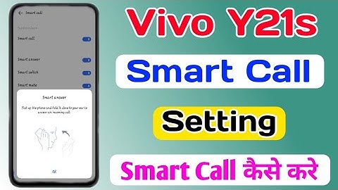 Vivo Y21s Smart Call Setting || How To Smart Call Setting On Vivo Y21s || Vivo Y21s Smart Call