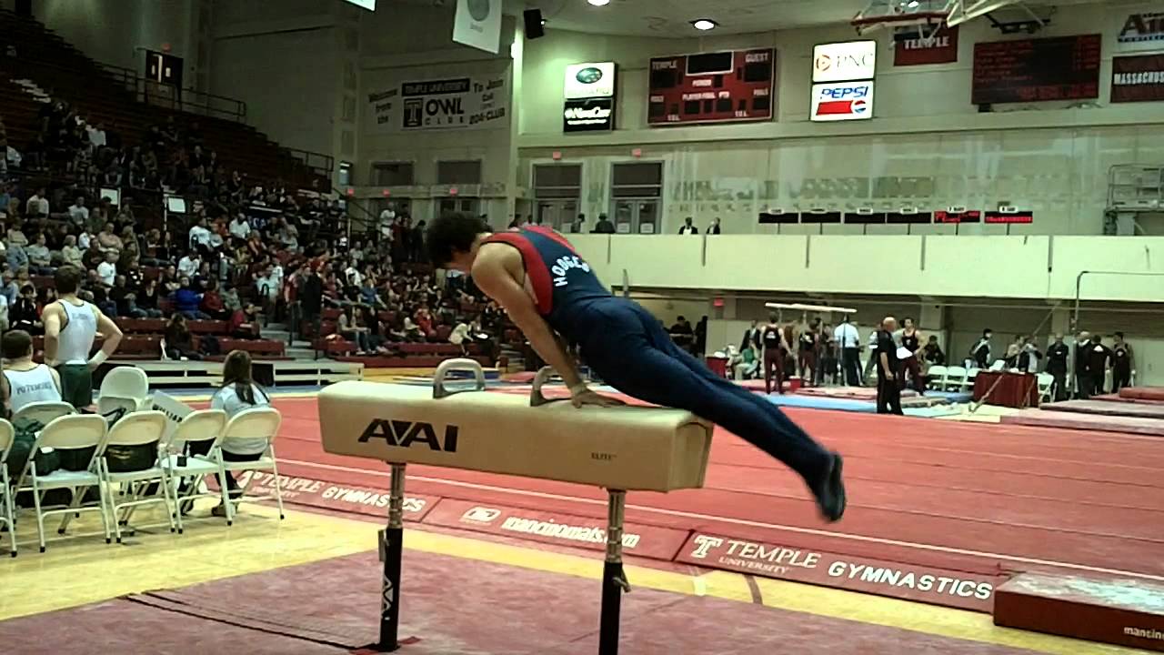 Joseph Hodges Pommel Horse vs. ECAC Championships Temple A YouTube