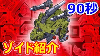 【ゾイドワイルド紹介】90秒でわかる！バズートル【ZOIDS動画】