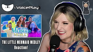 VOICEPLAY Feat. Rachel Potter - The Little Mermaid Medley | REACTION